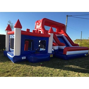 bouncer with slide jumping castle&basic castle&Inflatable Combo-5x5.6M+4x4M