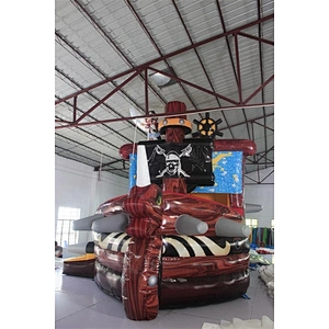 pirate boat pirate theme fun city inflatable amusement park-7x4M