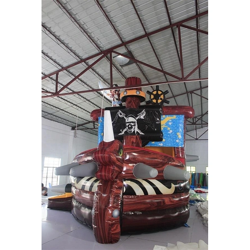 pirate boat pirate theme fun city inflatable amusement park-7x4M