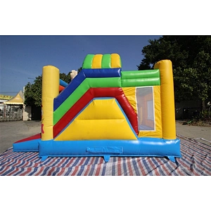 waving smiling clown bouncer with slide jumping castle&Inflatable Combo-5.2x2x3.8M