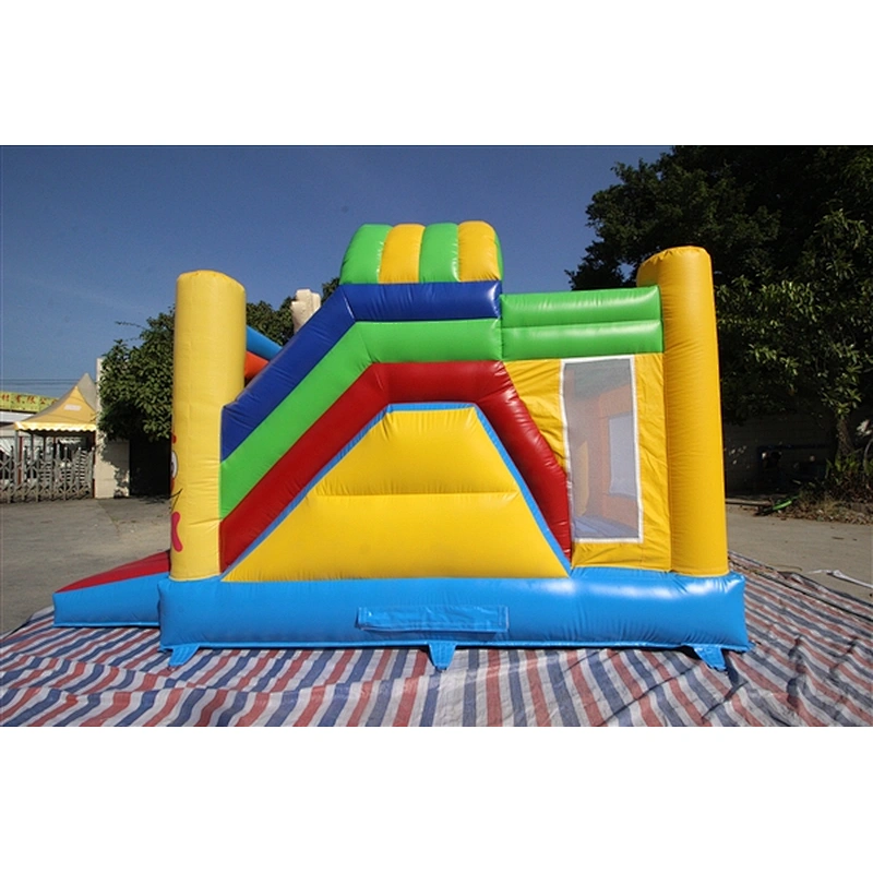waving smiling clown bouncer with slide jumping castle&Inflatable Combo-5.2x2x3.8M