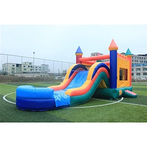 bouncer with slide jumping castle&basic castle&Inflatable Combo-9x3.5x4M