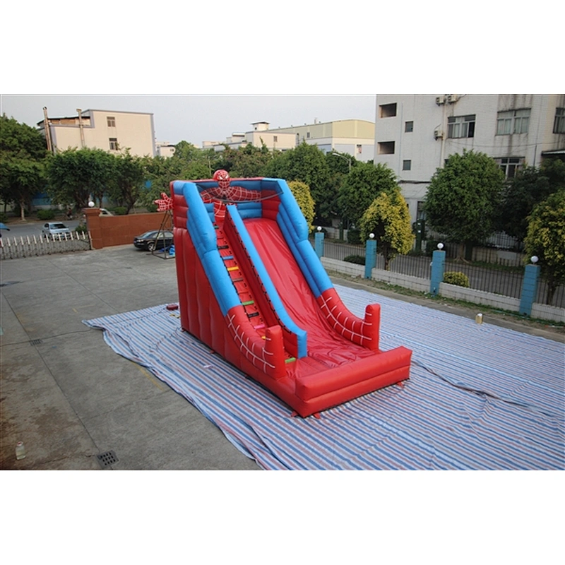 spider man style inflatable bouncer slide Inflatable Slide-8x4x6M