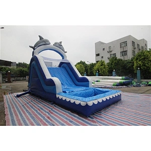 giant inflatable water slide for sale-7x3x5M