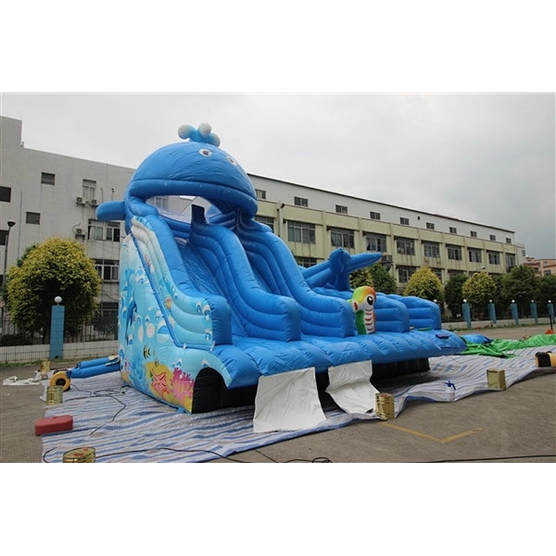 Newest Inflatable Water Slide Inflatable Slip Inflatable Water Slide For Kids-9x6m