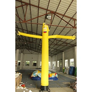 Cube Advertising Shape Sky Best Quality Inflatable Air Dancer-4m