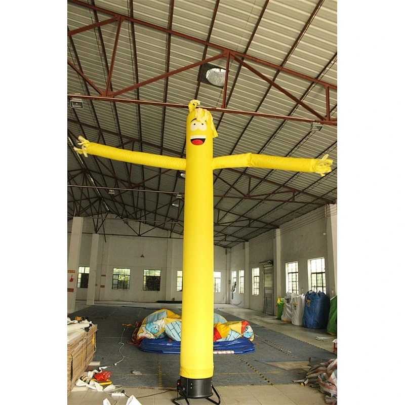 Cube Advertising Shape Sky Best Quality Inflatable Air Dancer-4m