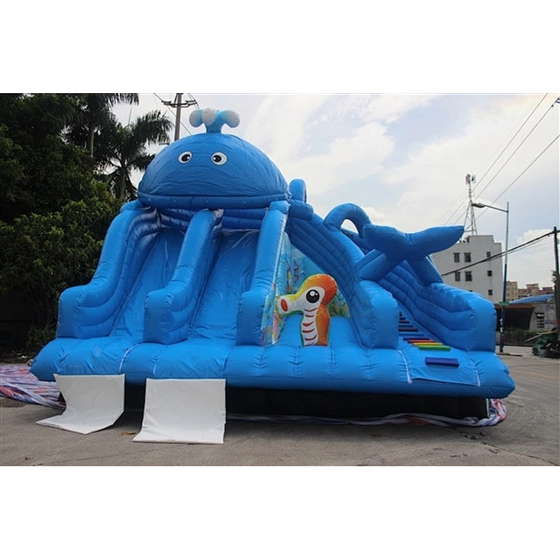 inflatable whale water slide