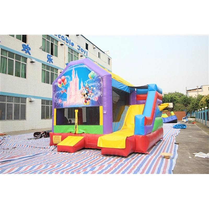Disney Mickey and with his friends bouncer with slide jumping castle&Inflatable Combo-5x4.8x4M
