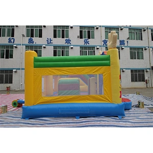 waving smiling clown bouncer with slide jumping castle&Inflatable Combo-5.2x5x3.8M