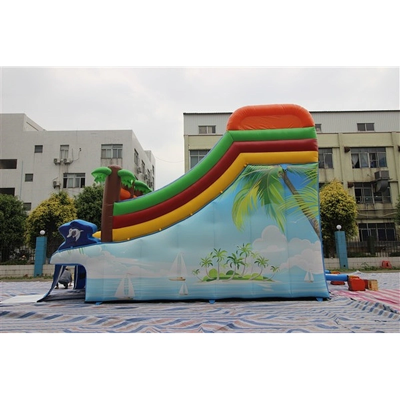 inflatable slide named Lane Climb Slide can be customized giant inflatable water slide for sale-8x5x5m