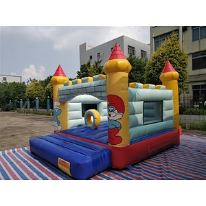 The Smurfs jumping castle jumping bouncer inflatable castle Inflatable Bouncer-4.7x3.2M