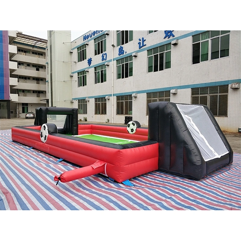 High Quality inflatable human table soccer inflatable soccer field inflatable sport games for sale-10x5m