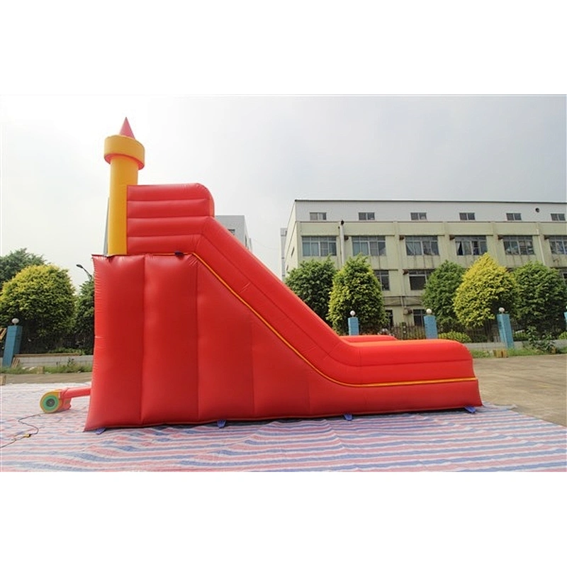 red yellow inflatable bouncer slide basic slide  Inflatable Slide-7x3.4M
