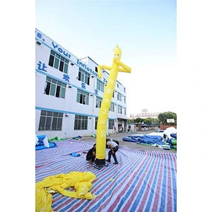 Cube Advertising Shape Sky Best Quality Inflatable Air Dancer-6m