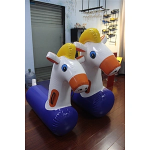 Farm Animals Pvc Jumping Goat Inflatable Animal Toy-1.2+1.5m