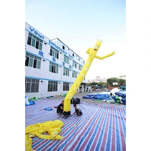 Cube Advertising Shape Sky Best Quality Inflatable Air Dancer-6m