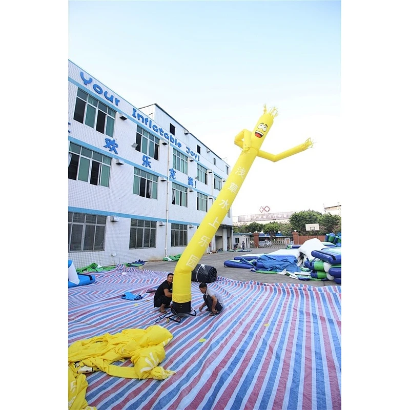 Cube Advertising Shape Sky Best Quality Inflatable Air Dancer-6m