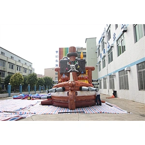 pirate boat pirate theme fun city inflatable amusement park-10x5x5M