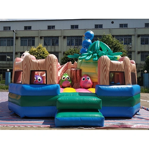angry birds bouncer with slide fun city inflatable amusement park-7x6x4.7M