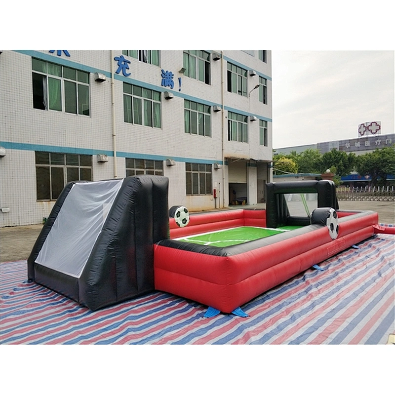 High Quality inflatable human table soccer inflatable soccer field inflatable sport games for sale-10x5m