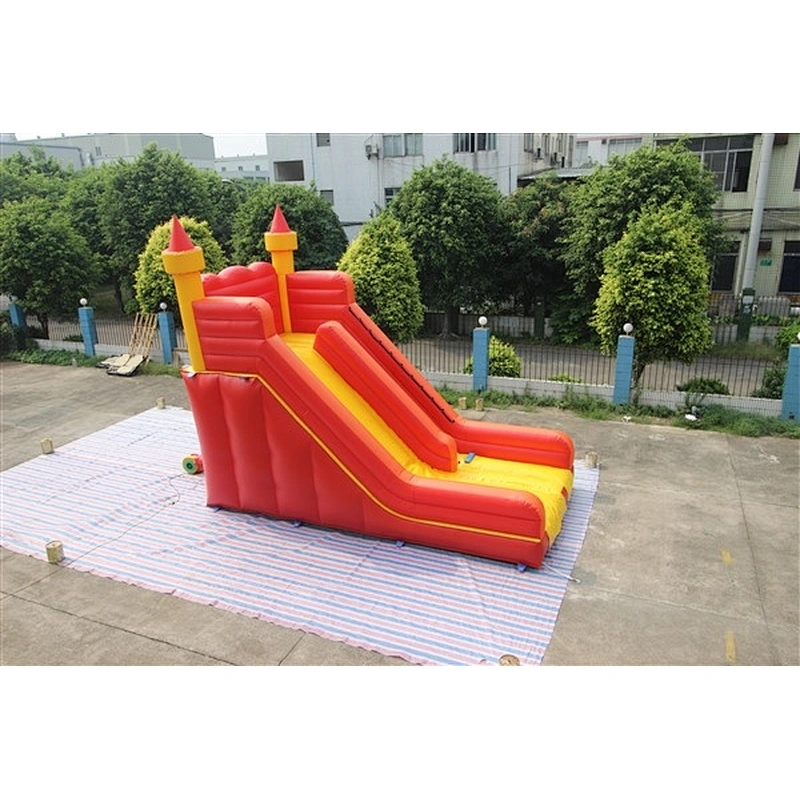 red yellow inflatable bouncer slide basic slide  Inflatable Slide-7x3.4M