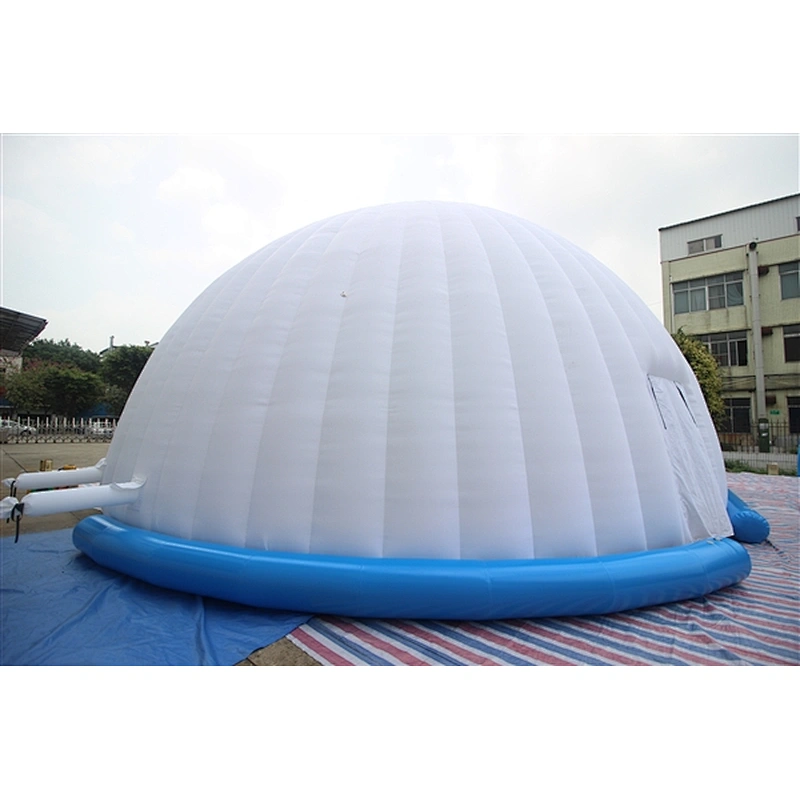 Giant Large Commercial Facet Clear Transparent Led Family Wedding Camping Bubble Inflatable Yurt Tent-12x4x6m