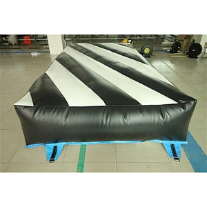 black and white stripes inflatable sports-1.7x3.3x0.5M
