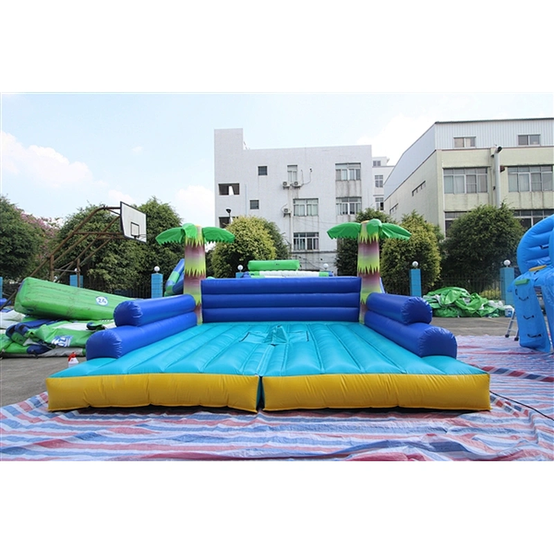 exciting coconut tree surfing platform inflatable sports-5x5m