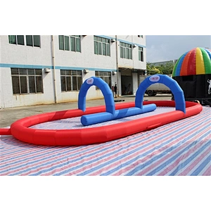New design go kart inflatable circuit racing track for sporting events, inflatable race track for sale-10x5x2m