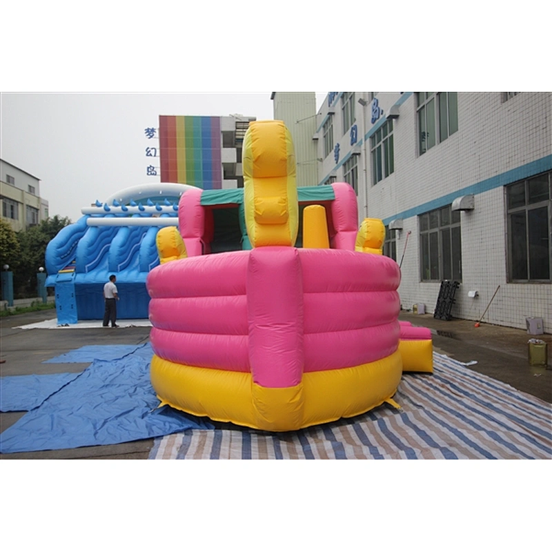 small cute dragon bouncer area for kids fun city inflatable amusement park-6x4x3M