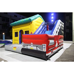 cabin house jumping castle jumping bouncer Inflatable Bouncer-6x5x4.5M