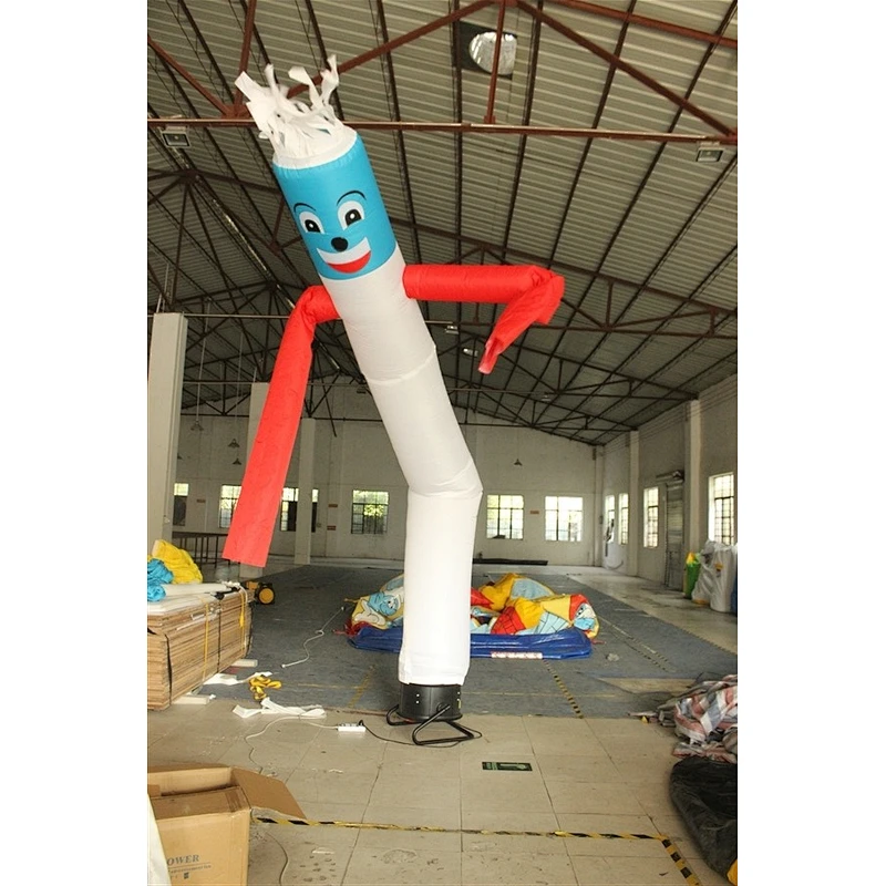 Cube Advertising Shape Sky Best Quality Inflatable Air Dancer-4m