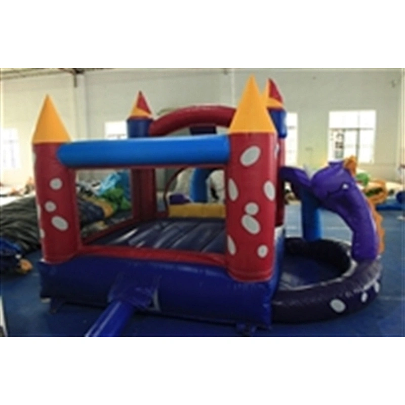 dragon castle bouncer with slide inflatable castle-3.5x3.5x2.45m
