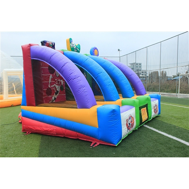 Lovely and Popular NEVERLAND TOYS Indoor Inflatable Shooting Football Game Bouncer High Quality Hot Sale-4.5x3x3M