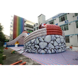 Water Slide For Adult Large Swimming Pool Water Park Pop For Sale-30x30x7m