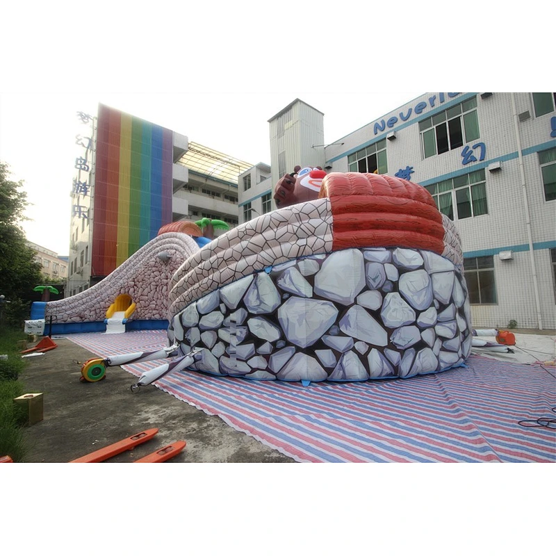 Water Slide For Adult Large Swimming Pool Water Park Pop For Sale-30x30x7m