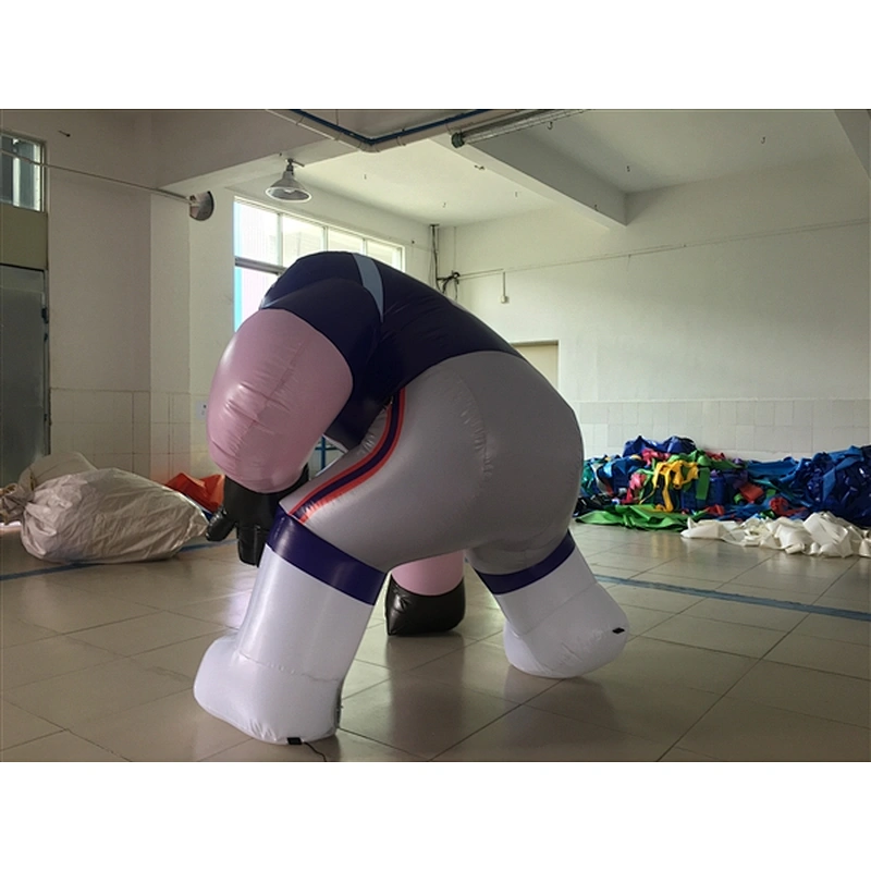 inflatable half-squatting Rugby player-1.5m