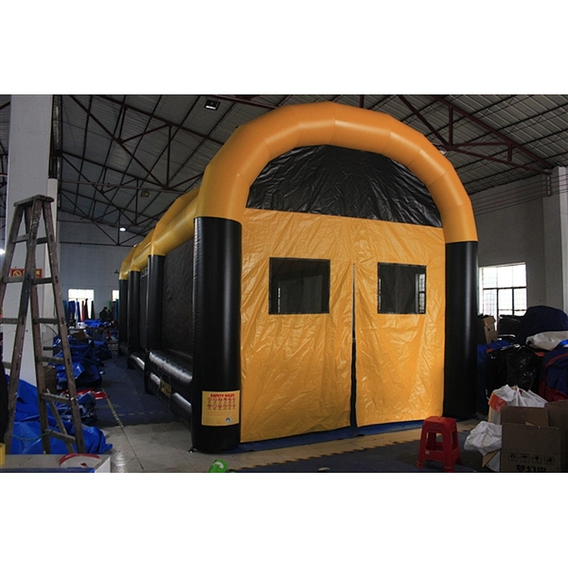 Inflatable sport for shooting gallery,Inflatable buoncer shooting gallery house,inflatable sport for sale-12.2x4.27x4.27M