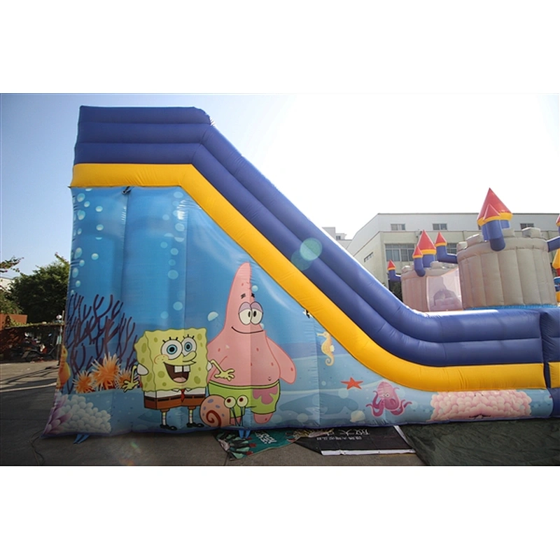 spongebob and Patrick star fun city inflatable amusement park inflatable castle-15x8x6M