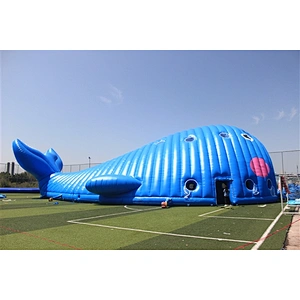 giant inflatable whale inflatable tent large inflatable igloo tent for event-32x17x10M