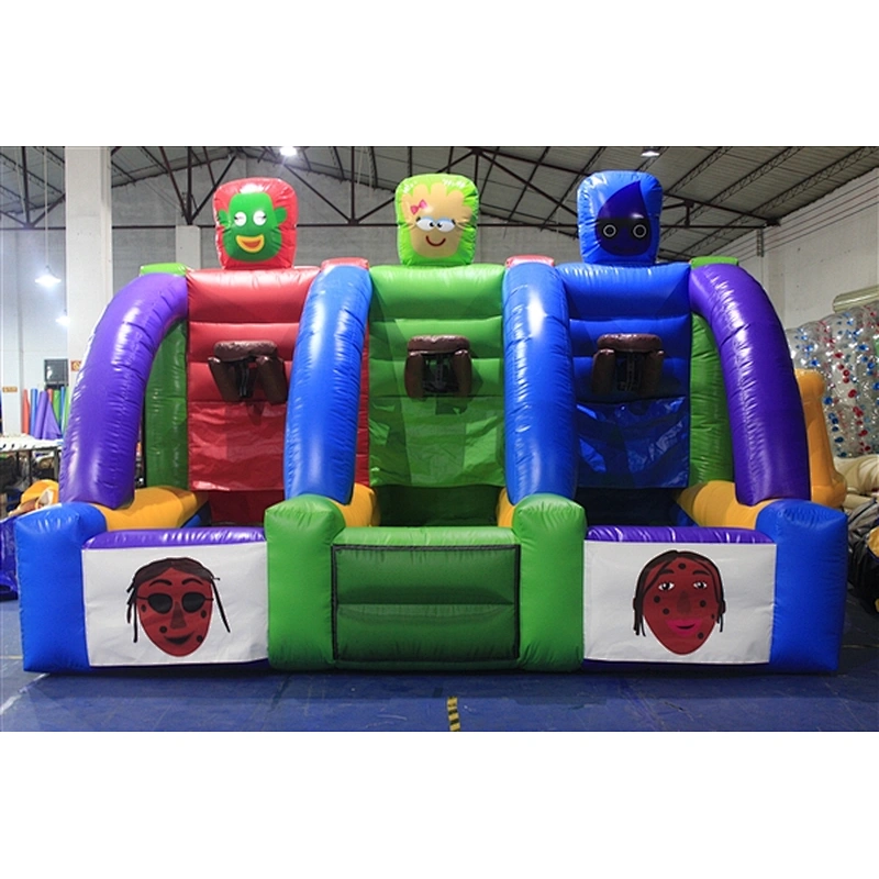 Lovely and Popular NEVERLAND TOYS Indoor Inflatable Shooting Football Game Bouncer High Quality Hot Sale-4.5x3x3M-4.5x3x3M
