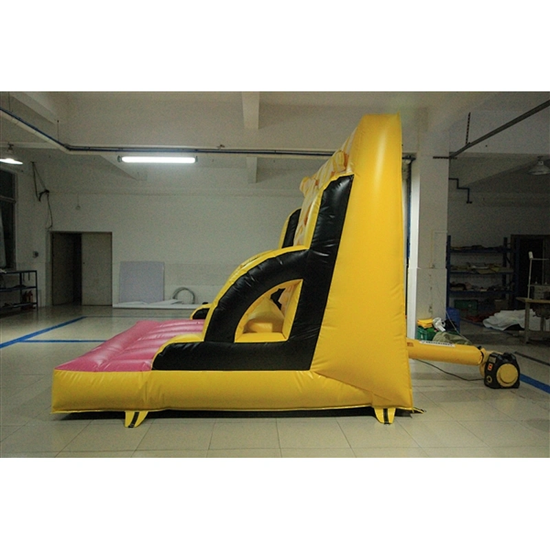 Funny game yellow inflatable sticky wall inflatable sport games for sale-3x3x2.5M