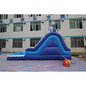 giant inflatable water slide for sale-7x3x5M