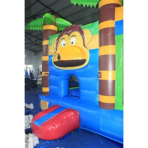 jungle  monkey jumping castle jumping bouncer Inflatable Bouncer-6x4x4M