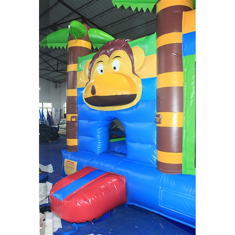 jungle  monkey jumping castle jumping bouncer Inflatable Bouncer-6x4x4M