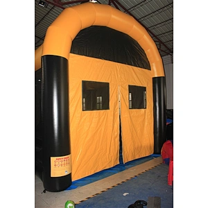 Inflatable sport for shooting gallery,Inflatable buoncer shooting gallery house,inflatable sport for sale-12.2x4.27x4.27M