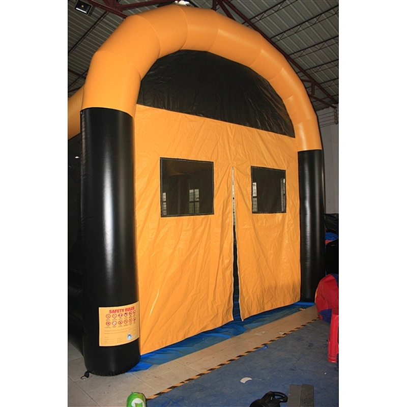 Inflatable sport for shooting gallery,Inflatable buoncer shooting gallery house,inflatable sport for sale-12.2x4.27x4.27M