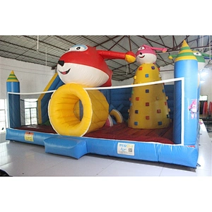 doggie doggy fun city inflatable amusement park-5x7m