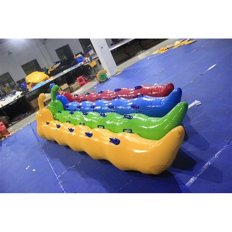 inflatable colorful riding worm
